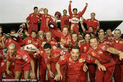 Comeback einer Legende: Ferrari sicherte sich 1999 den Markentitel.