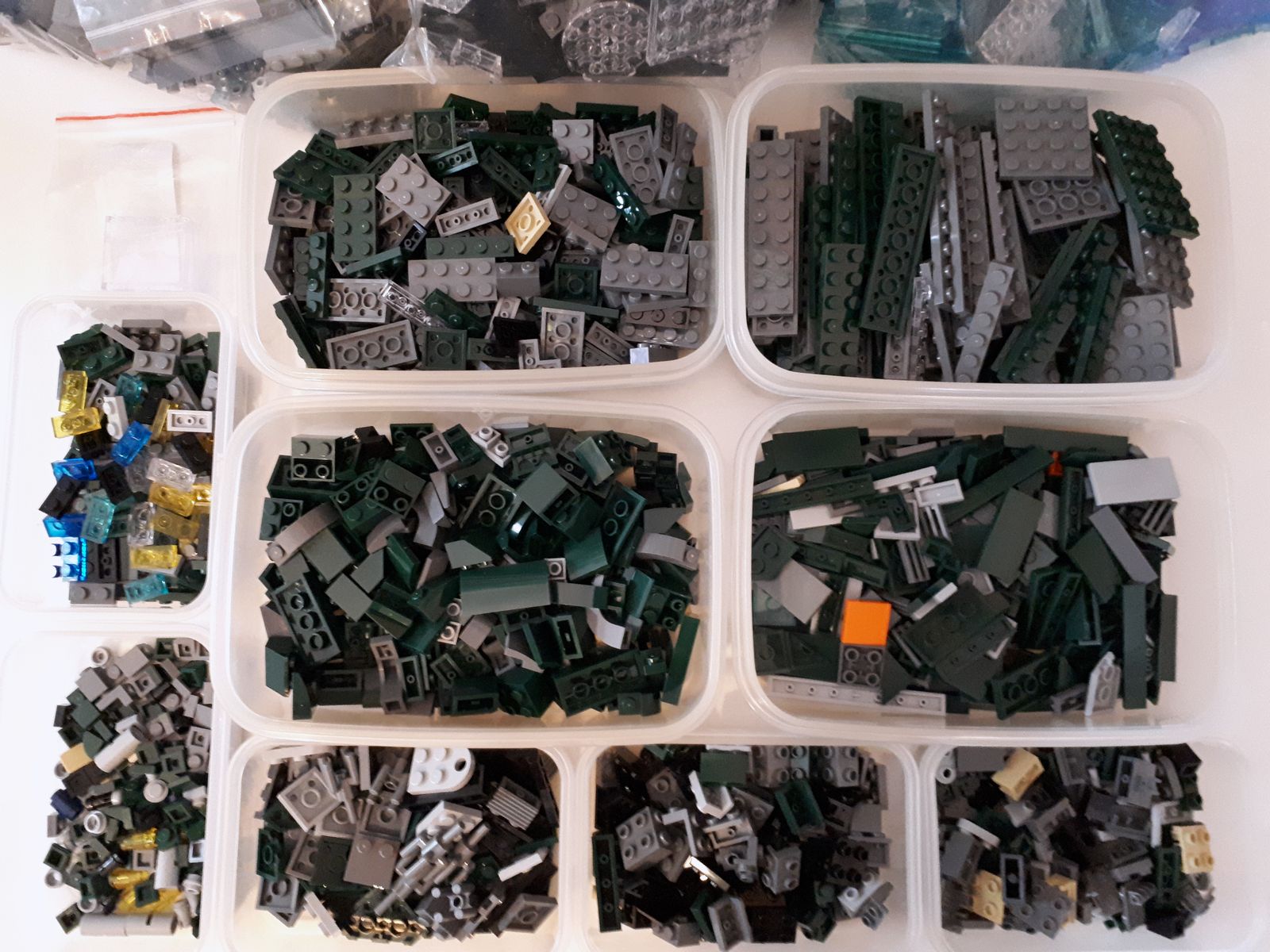 1.300 Teile vorsortiert — Ganz viel #GoBricks und ein wenig #LEGO #Klemmbausteine — 13. Mai 2022