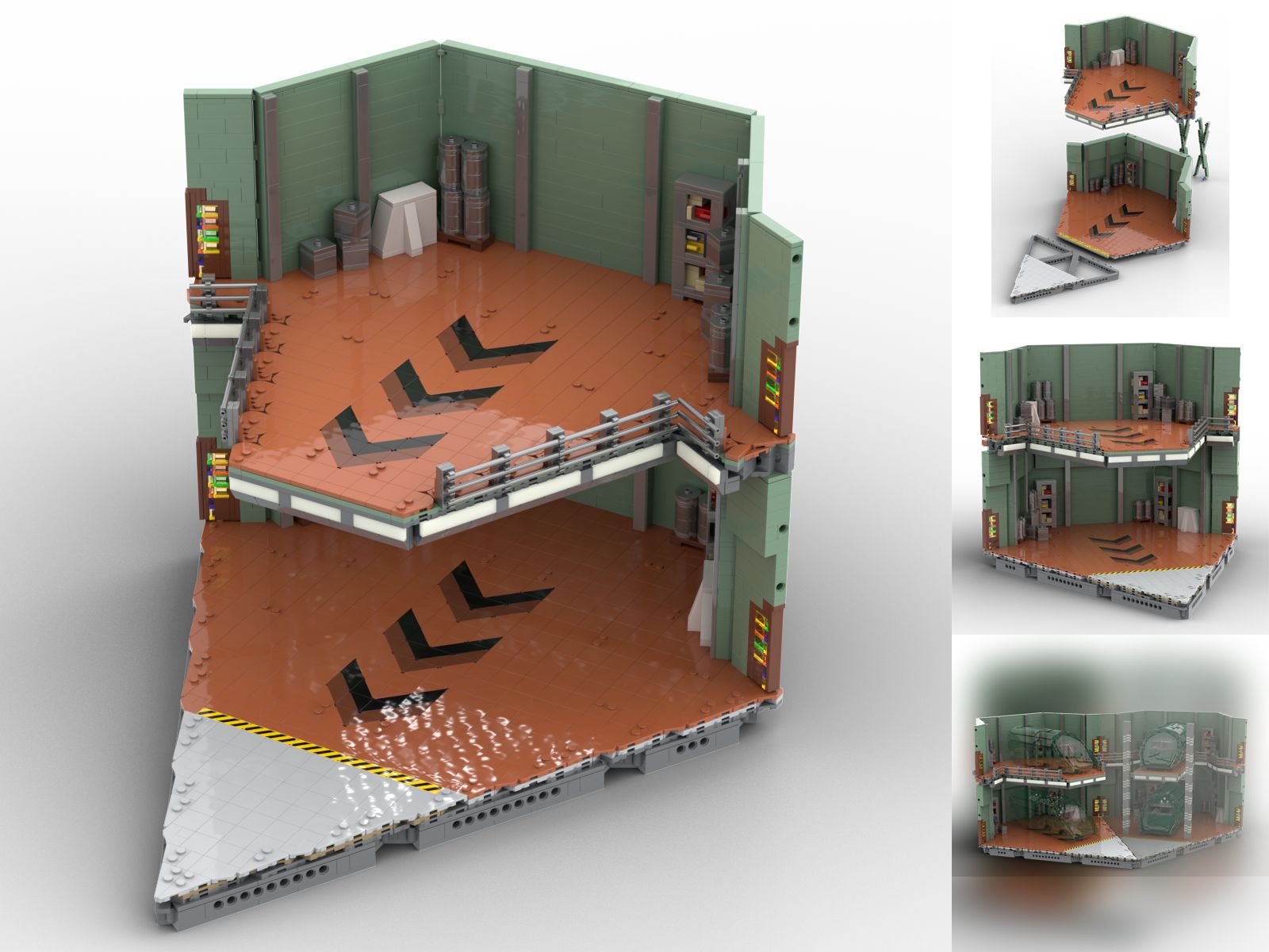 Stargate Atlantis Puddle Jumper Bay (type A, 3002 Teile) &mdash; 26. August 2022