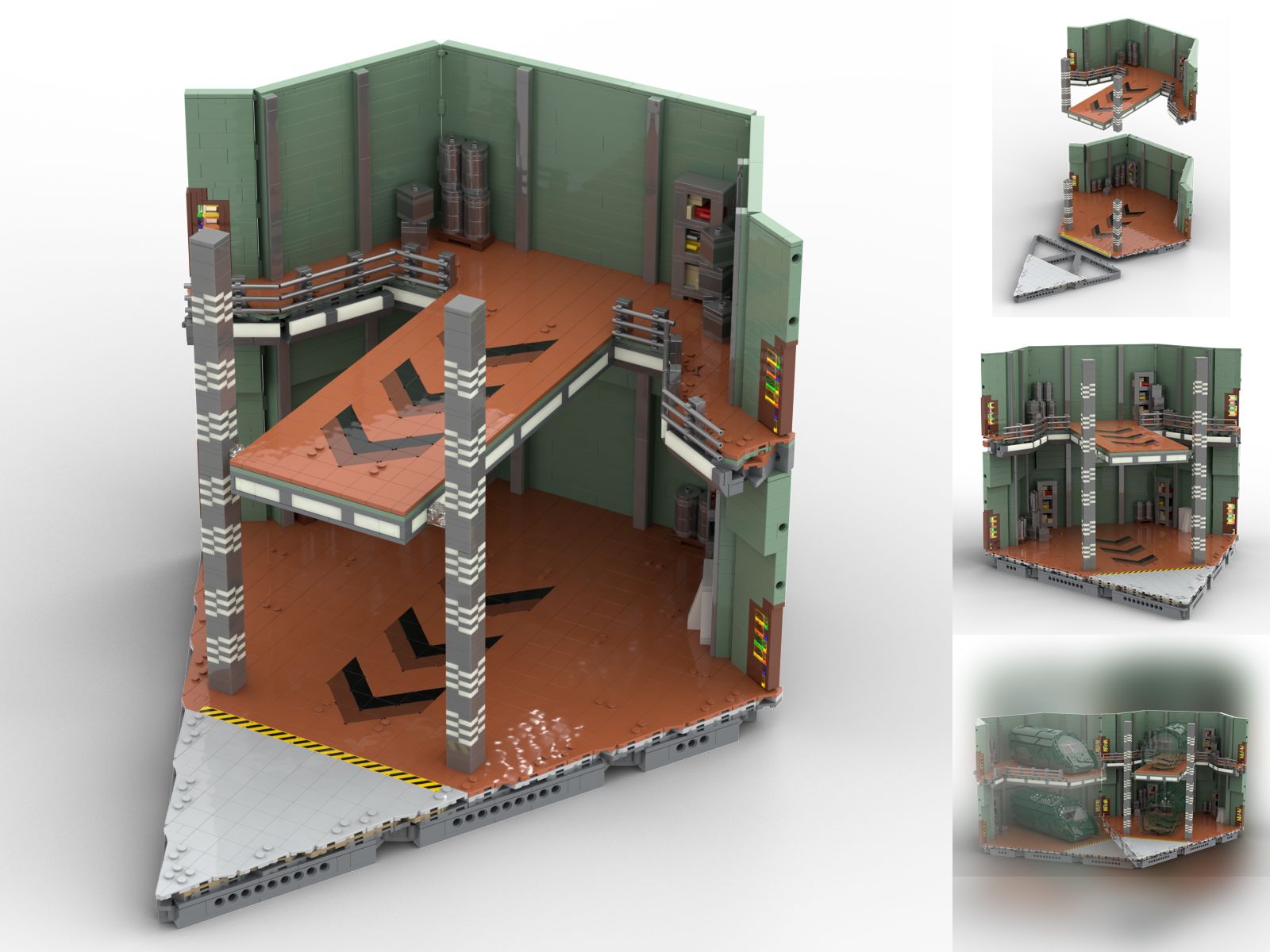 Stargate Atlantis Puddle Jumper Bay (type B, 3193 Teile) &mdash; 7. September 2022