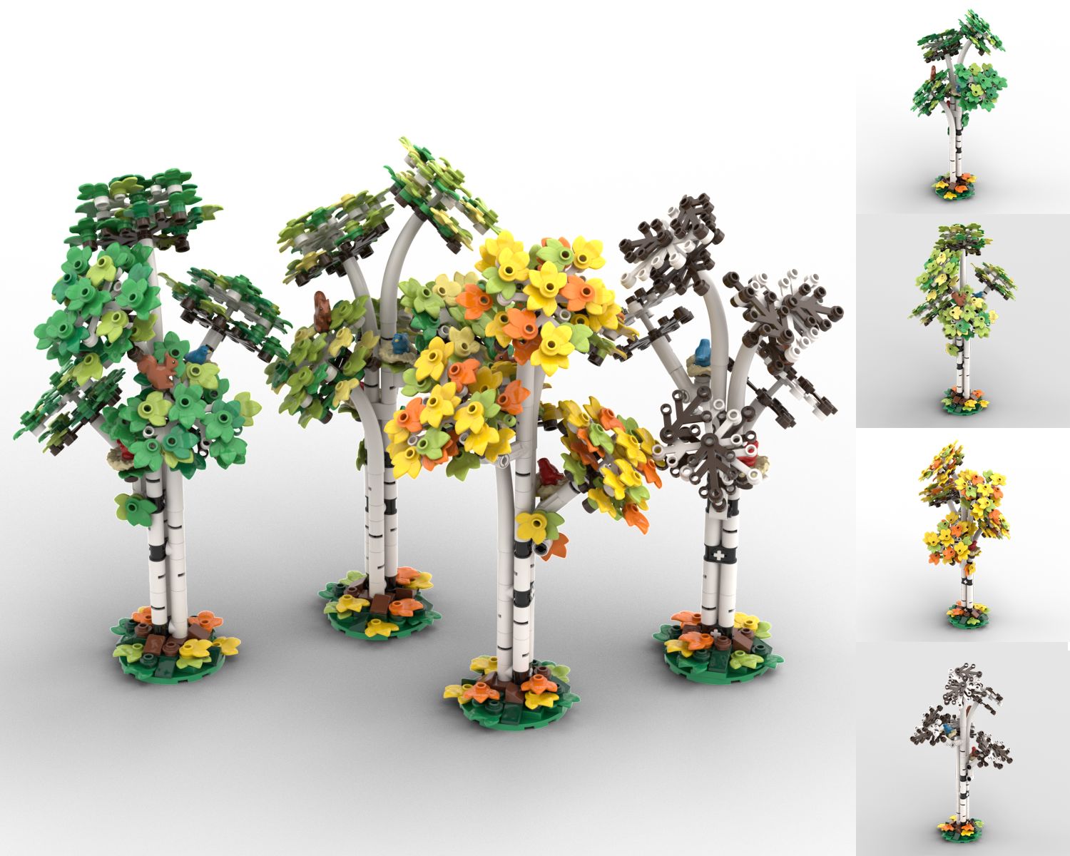 Four Season Birches (Update, 859 Teile) &mdash; 7. April 2024