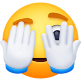 🫣 Emoji (Face with peeking eye)