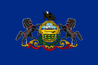 Flagge Pennsylvaniens