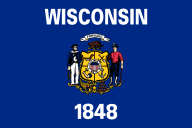 Flagge Wisconsins