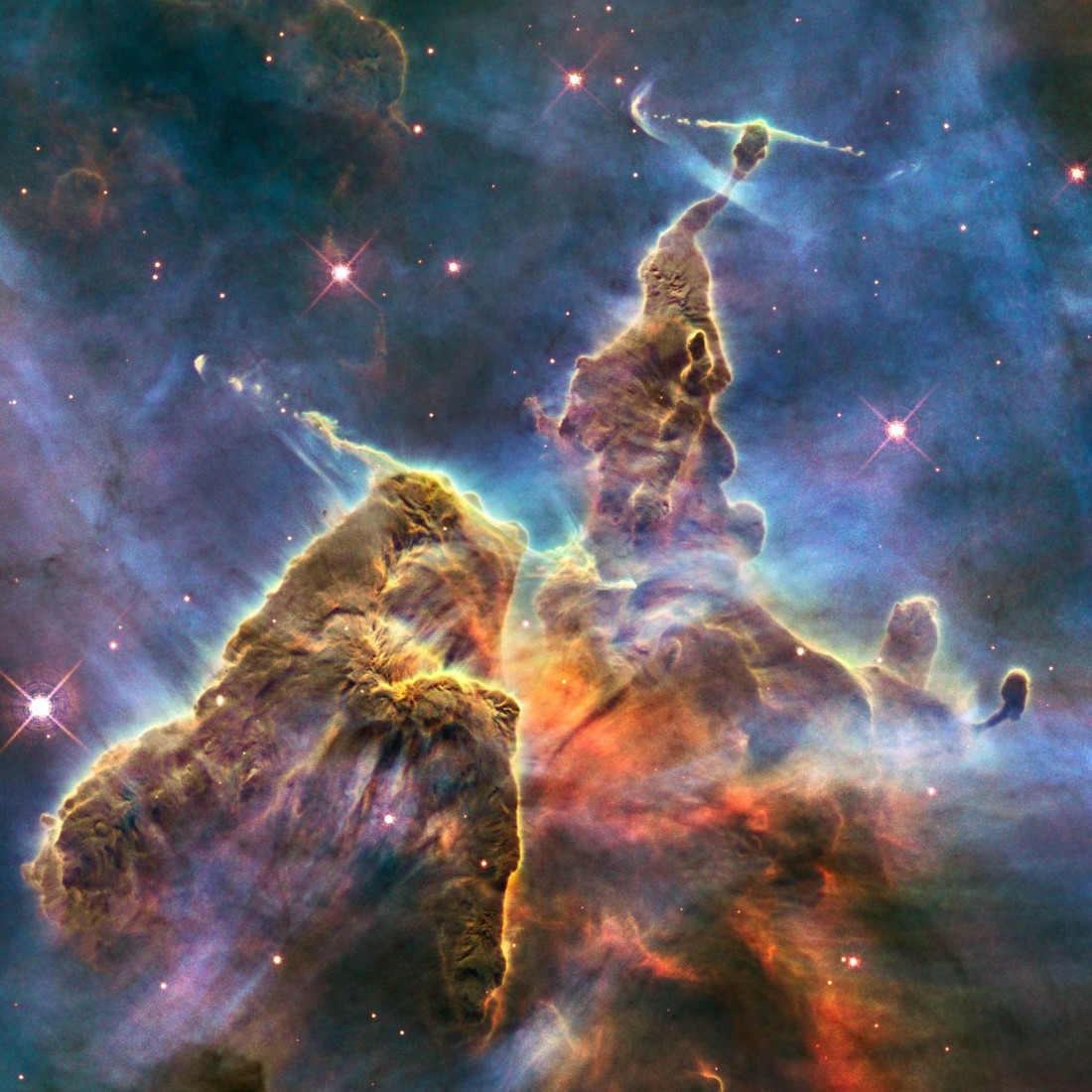 Hubble schaut am 20. Jahrestag zum &laquo;Mystic Mountain&raquo;
