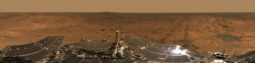 «Husband Hill Summit»-Panorama des Mars Rovers «Spirit»