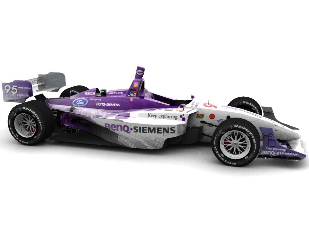 2006 CCFE Racing Team, #95, Lars Buchweitz, Lola LT B03/00, Ford-Cosworth XFE, Bridgestone Potenza, BenQ-Siemens (Blick seitlich, rechts)