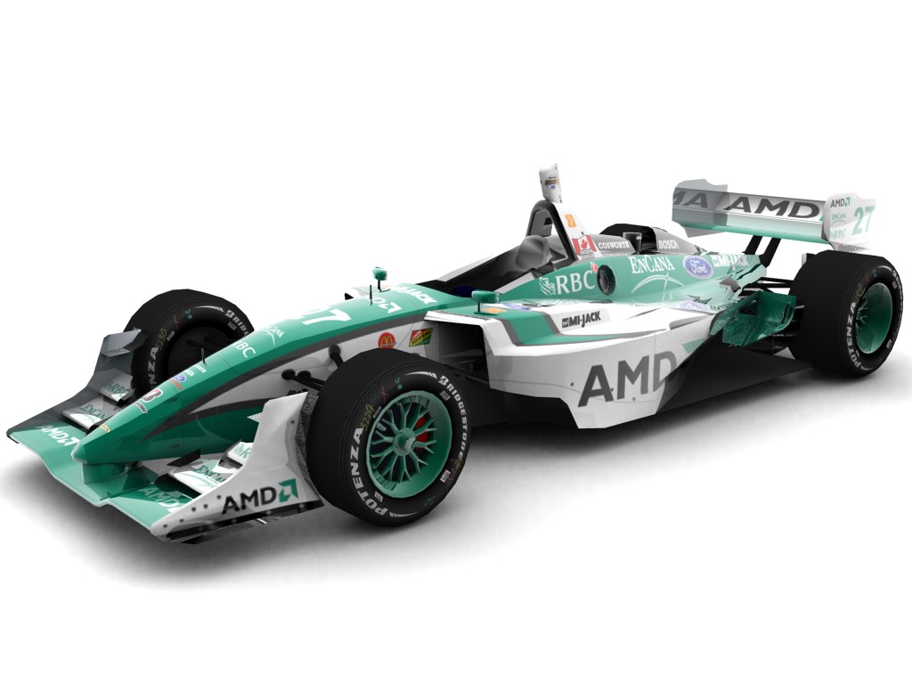 2006 Conquest Racing, #27, Andrew Ranger, Lola LT B03/00, Ford-Cosworth XFE, Bridgestone Potenza, Advanced Micro Devices (AMD) (Blick von vorn, links)