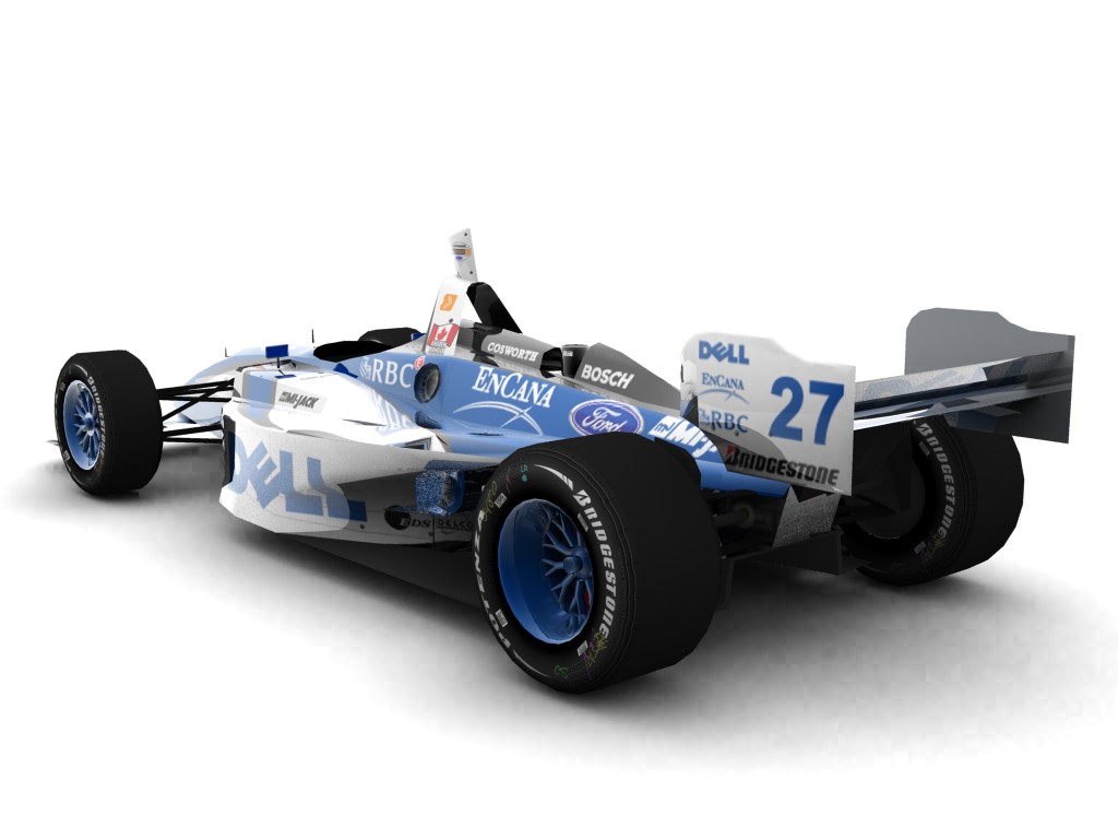 2006 Conquest Racing, #27, Andrew Ranger, Lola LT B03/00, Ford-Cosworth XFE, Bridgestone Potenza, Dell (Blick von hinten, links)