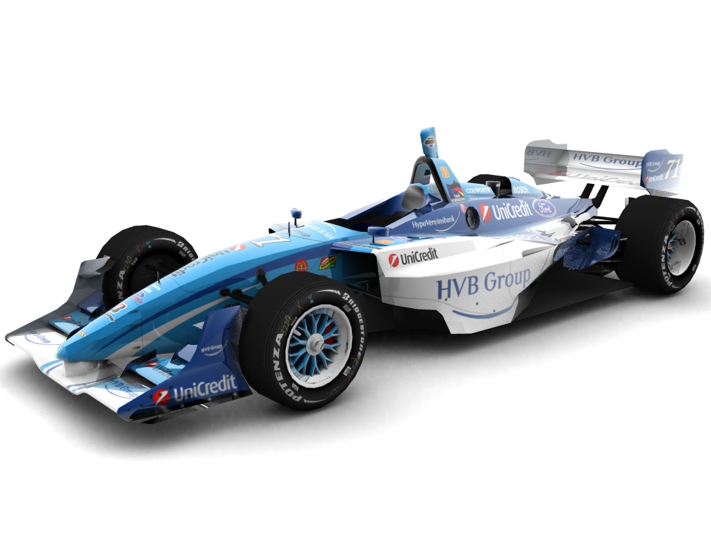 2006 CCFE Racing Team, #71, Tino Herrmann, Lola LT B03/00, Ford-Cosworth XFE, Bridgestone Potenza, HVB/UniCredit Group (Blick von vorn, links)