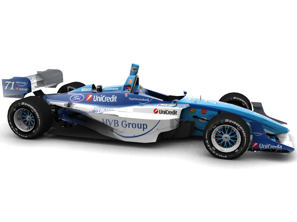 2006 CCFE Racing Team, #71, Tino Herrmann, Lola LT B03/00, Ford-Cosworth XFE, Bridgestone Potenza, HVB/UniCredit Group (Blick seitlich, rechts)