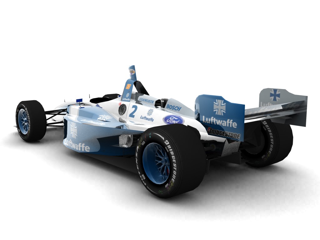 2006 Team Luftwaffe, #2, Dirk Ruhnke, Lola LT B03/00, Ford-Cosworth XFE, Bridgestone Potenza, Luftwaffe (Blick von hinten, links)