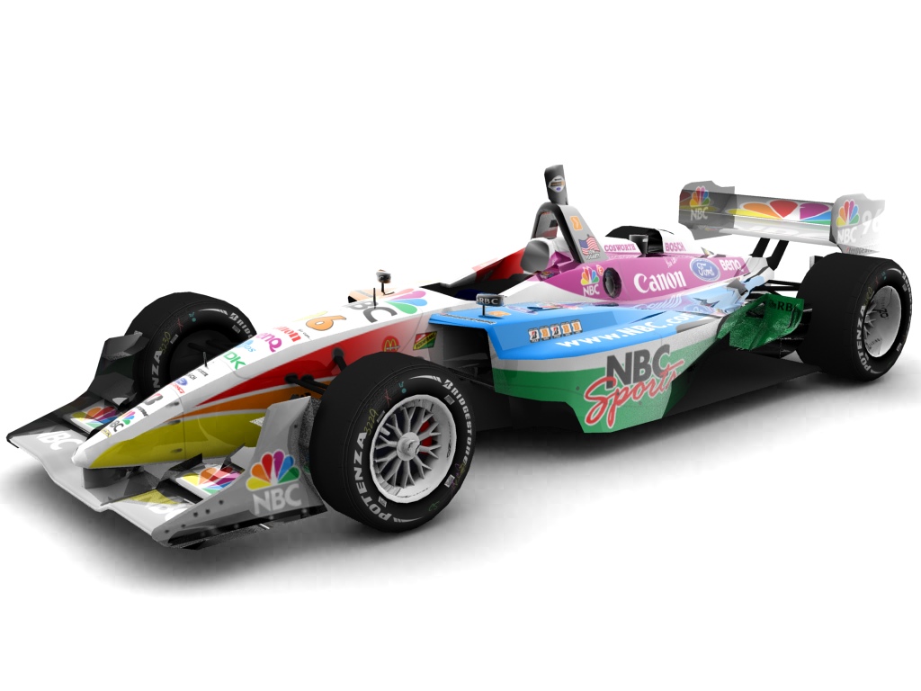 2006 NBC Sports, #96, Jon Fogarty, Lola LT B03/00, Ford-Cosworth XFE, Bridgestone Potenza, NBC Sports (Blick von vorn, links)