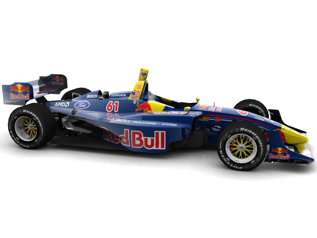 2006 Red Bull Racing, #61, A. J. Allmendinger, Lola LT B03/00, Ford-Cosworth XFE, Bridgestone Potenza, Red Bull (Blick seitlich, rechts)