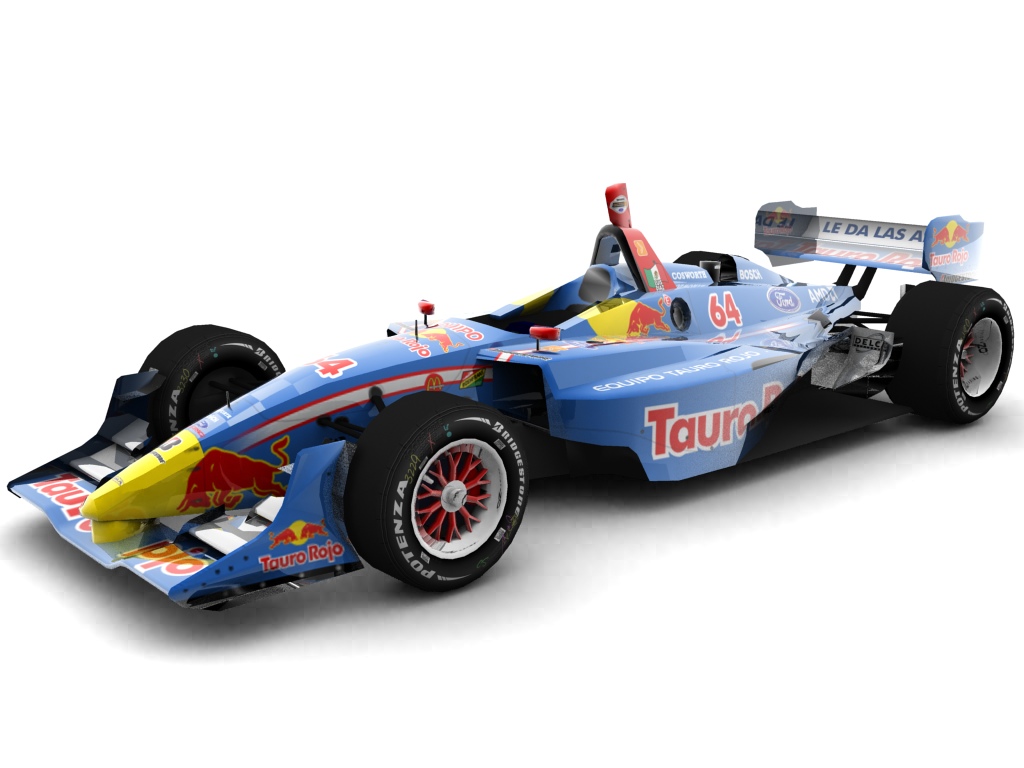 2006 Equipo Tauro Rojo, #64, Luis Diaz, Lola LT B03/00, Ford-Cosworth XFE, Bridgestone Potenza, Red Bull (Blick von vorn, links)