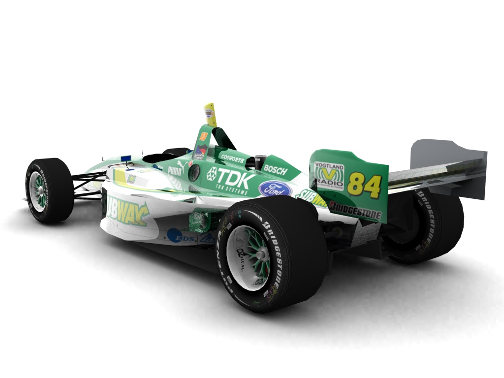 2006 Stannigel Vogtland Racing, #84, Alexander Stannigel, Lola LT B03/00, Ford-Cosworth XFE, Bridgestone Potenza, Subway (Blick von hinten, links)