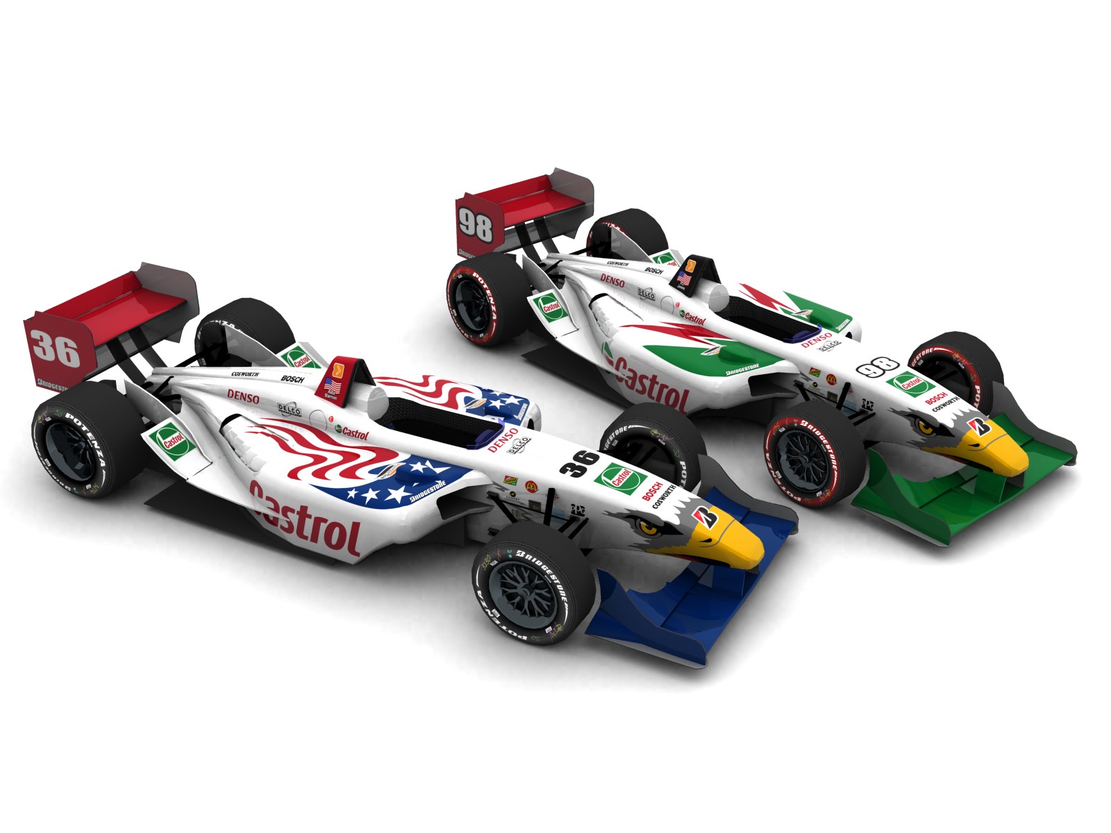 1996 &ndash; 1999 All American Racers, Beide Adler 