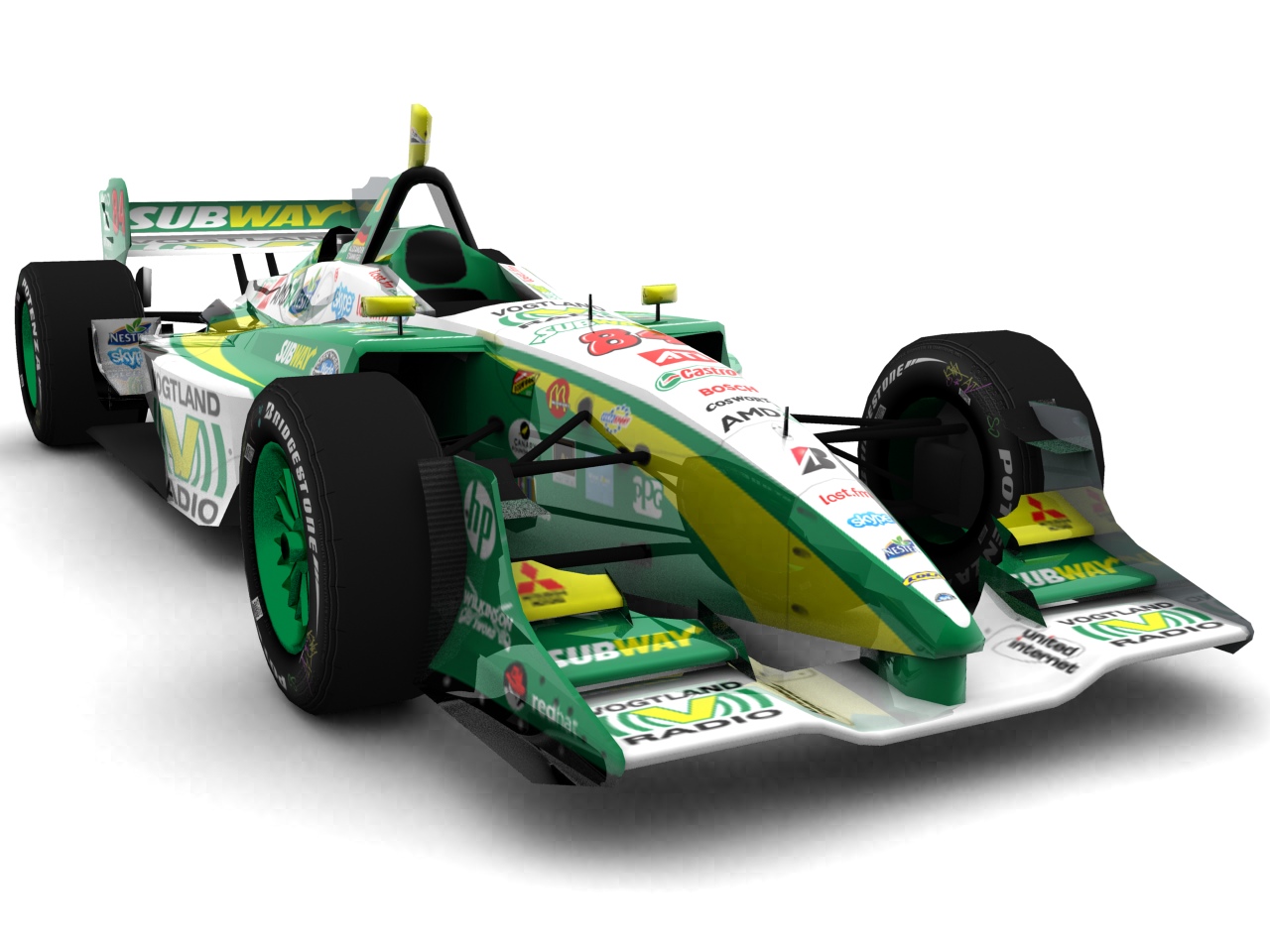 2010 Stannigel Vogtland Racing, #884, Alexander Stannigel, Lola LT B03/00, Ford-Cosworth XFE, Bridgestone Potenza, Vogtlandradio/Subway (Blick von vorn, rechts)