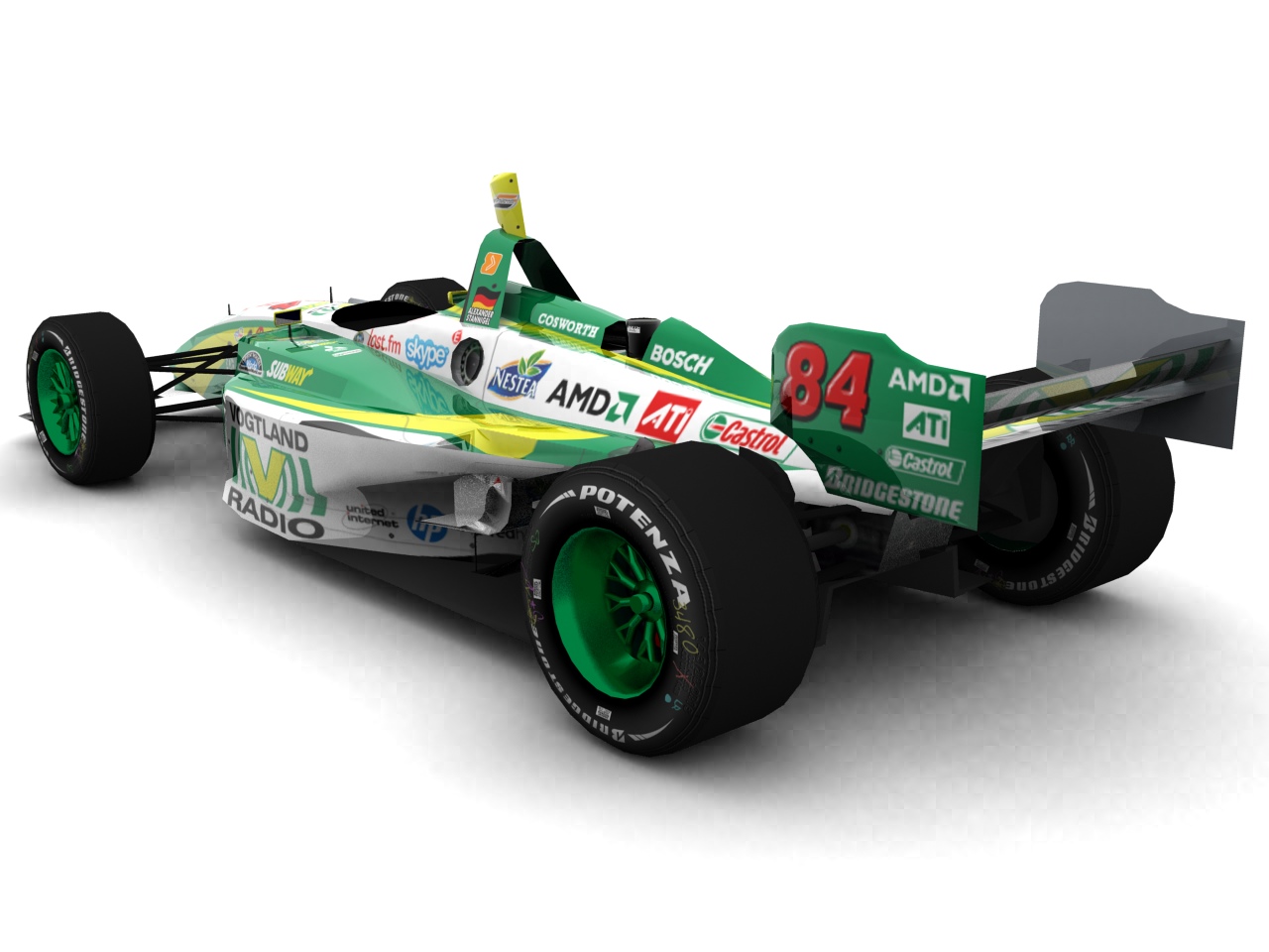 2010 Stannigel Vogtland Racing, #884, Alexander Stannigel, Lola LT B03/00, Ford-Cosworth XFE, Bridgestone Potenza, Vogtlandradio/Subway (Blick von hinten, links)