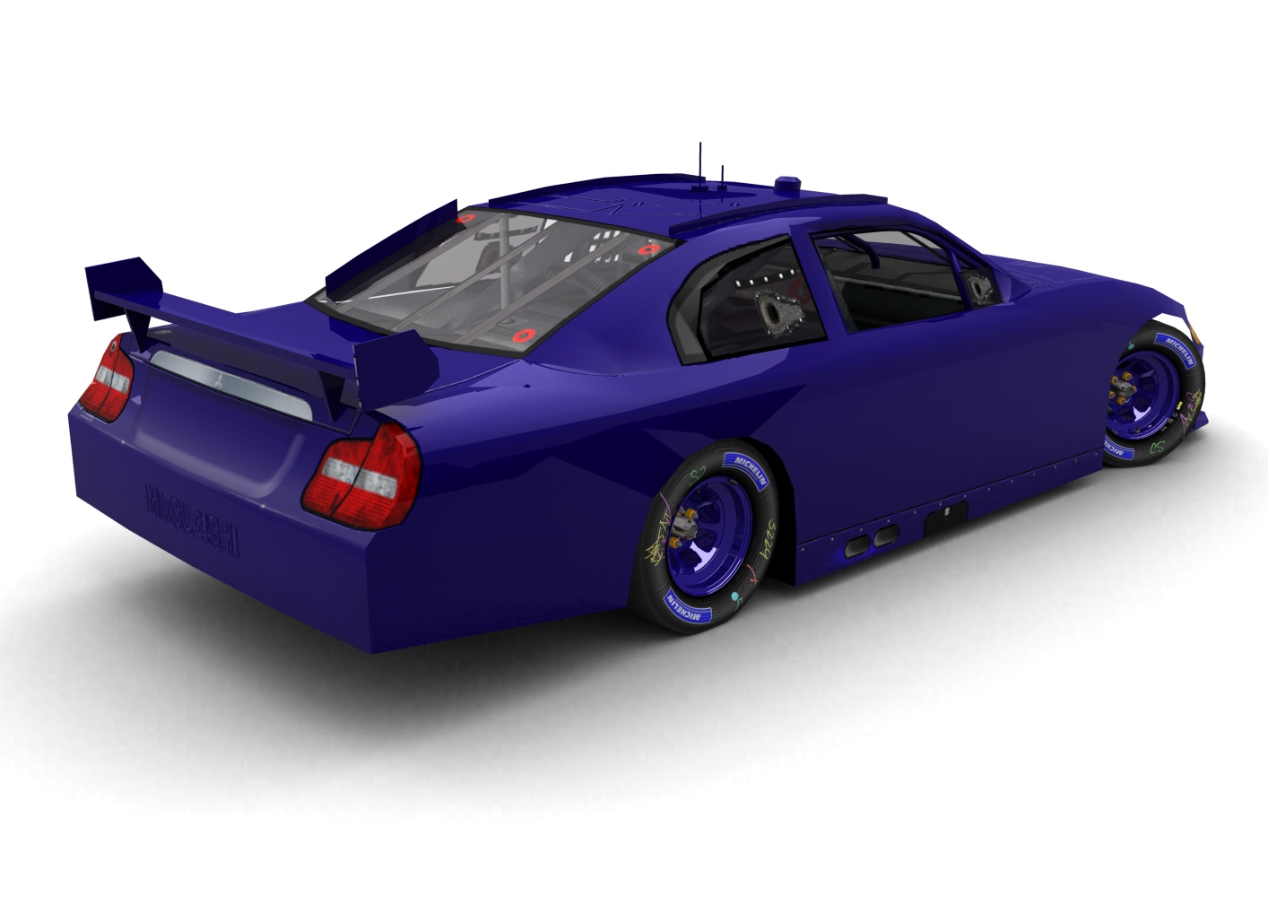 Mitsubishi &laquo;Carisma 2009 NASCAR Sprint Cup Series Edition&raquo; für den Car of Tomorrow Mod von Simodified.