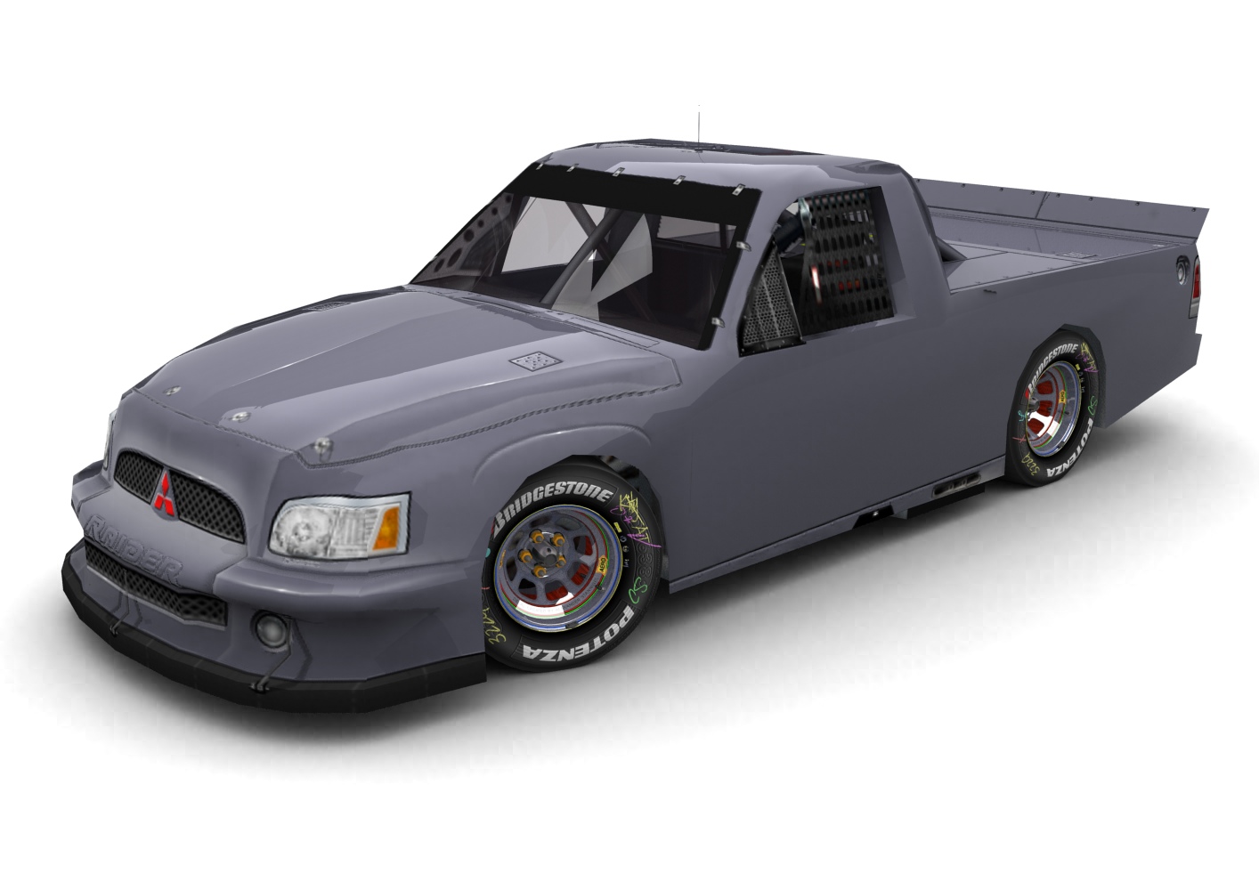 Mitsubishi &laquo;Raider 2009 NASCAR Camping World Truck Series Edition&raquo; für den Truck Series Mod von Project Wildfire.