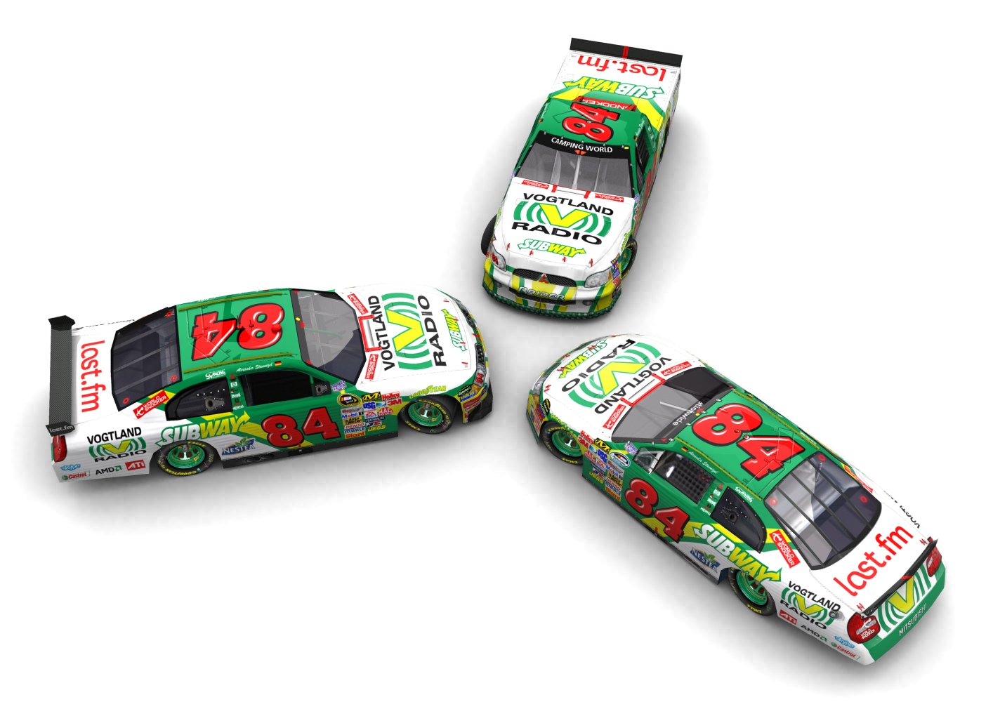 Stannigel Vogtland Racing, NASCAR Team 2010, Carisma (Cup), Carisma (National) & Raider (Truck) (5⁄6)